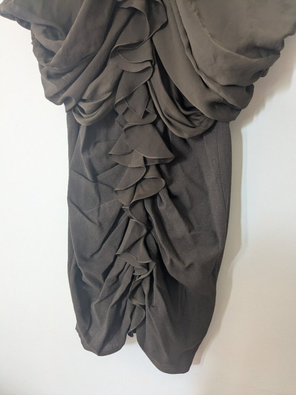 Givenchy Ruched Dress Size 42 - Picture 2 of 11